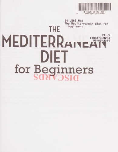Buchcover: The Mediterranean Diet for Beginners